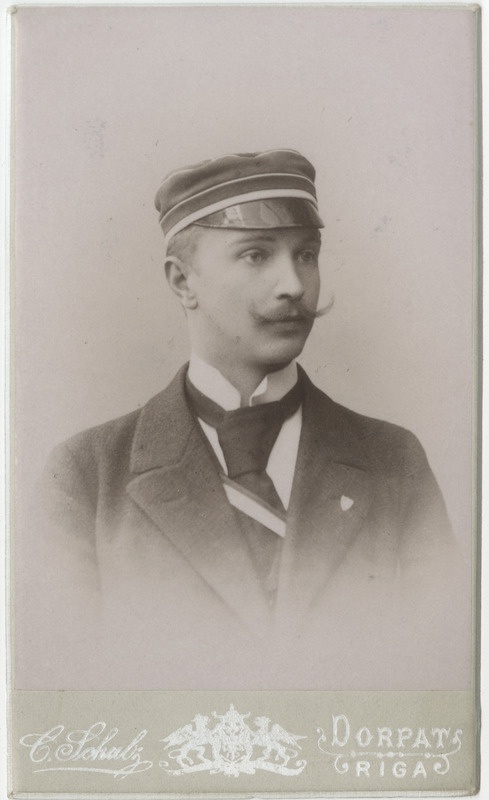 Korporatsioon "Estonia" liige Hermann Assmuth, portreefoto