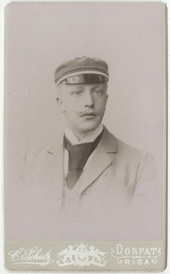 Korporatsioon "Estonia" liige Walter Pauker, portreefoto  duplicate photo