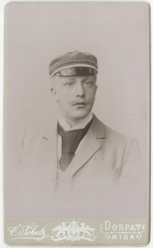 Korporatsioon "Estonia" liige Walter Pauker, portreefoto