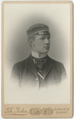 Korporatsioon "Estonia" liige Wolfgang Hoffmann, portreefoto  duplicate photo