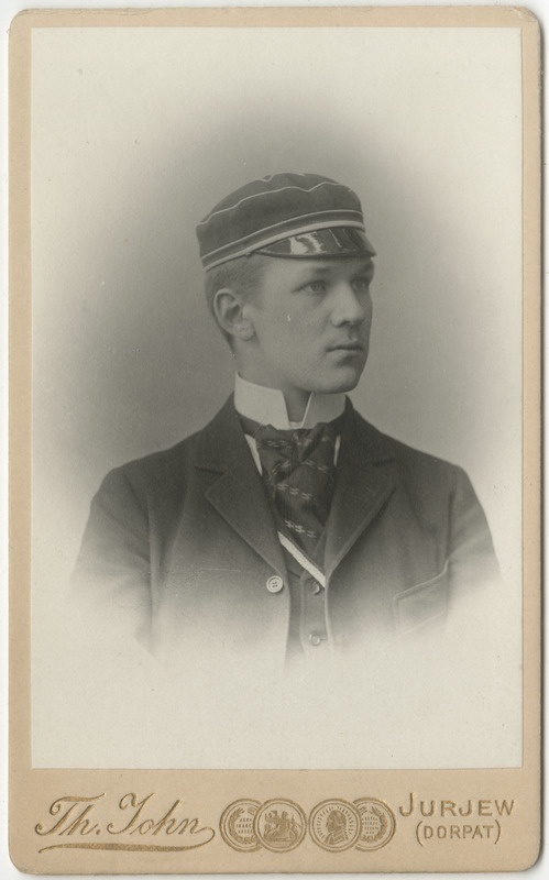 Korporatsioon "Estonia" liige Wolfgang Hoffmann, portreefoto