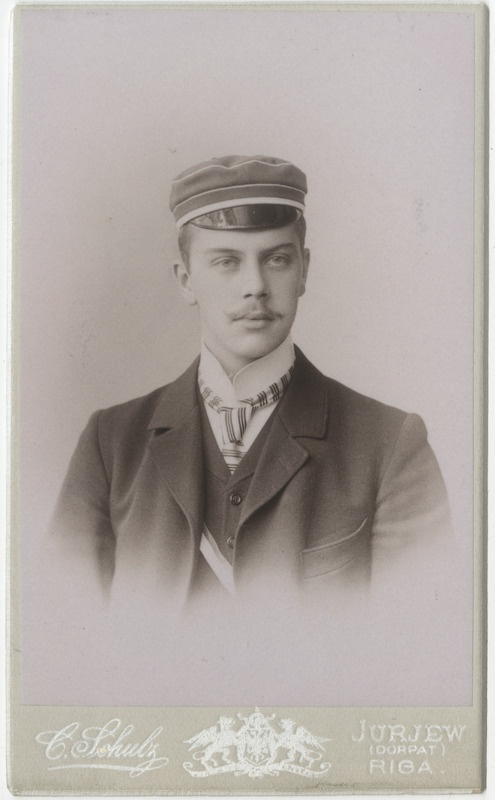 Korporatsioon "Estonia" liige Ralf Bätge, portreefoto