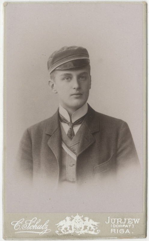 Korporatsioon "Estonia" liige parun Georg Meyendorff, portreefoto