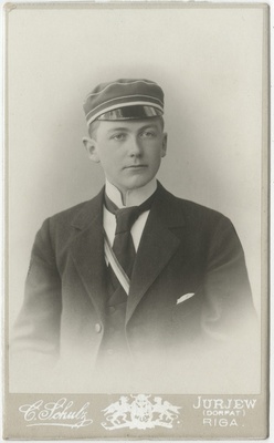 Korporatsioon "Estonia" liige Edgar Schmidt, portreefoto  duplicate photo