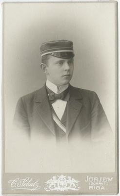 Korporatsioon "Estonia" liige Otto Benecke, portreefoto  duplicate photo