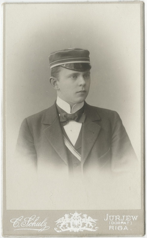 Korporatsioon "Estonia" liige Otto Benecke, portreefoto