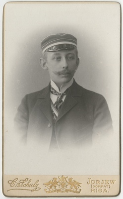 Korporatsioon "Estonia" liige Moritz Fankhaenel, portreefoto  duplicate photo