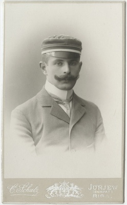 Korporatsioon "Estonia" liige John Müller, portreefoto  duplicate photo