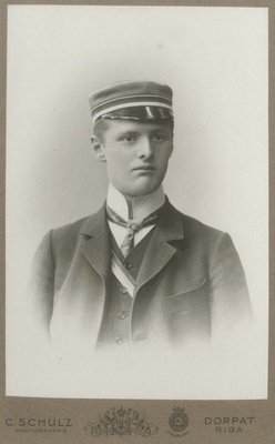 Korporatsioon "Estonia" liige parun Alexander Meyendorff, portreefoto  duplicate photo