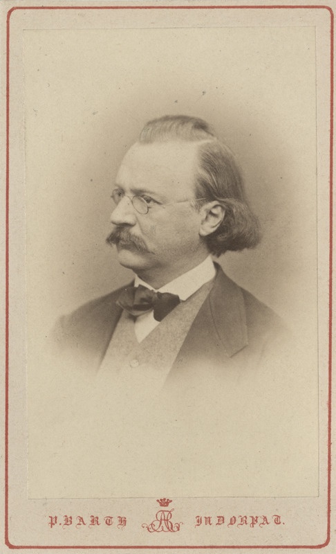 Korporatsioon "Estonia" vilistlane Alexander Schmidt, portreefoto