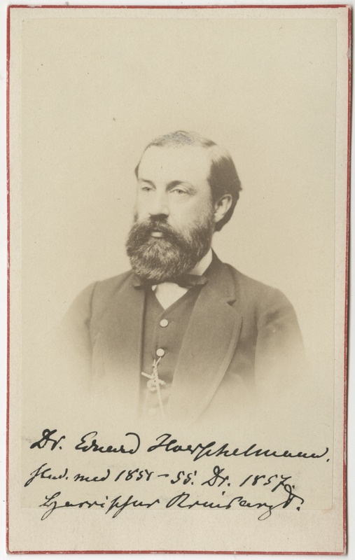 Korporatsioon "Estonia" vilistlane Eduard Hörschelmann, portreefoto