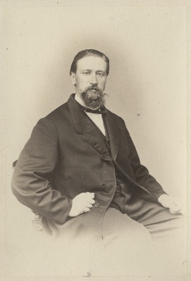 Korporatsioon "Estonia" vilistlane Felix Huebner, portreefoto  duplicate photo