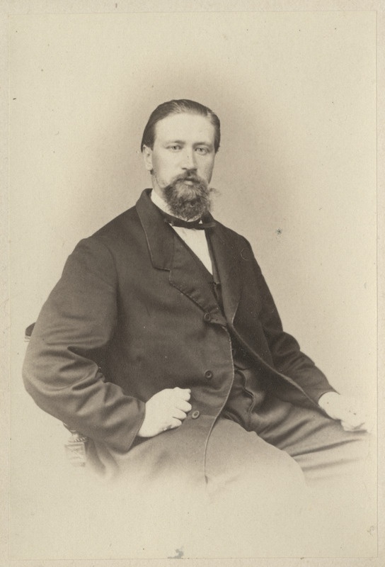 Korporatsioon "Estonia" vilistlane Felix Huebner, portreefoto