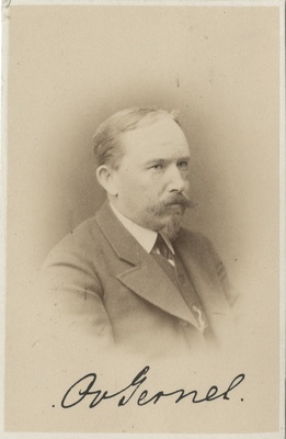 Korporatsioon "Estonia" vilistlane Oskar von Gernet, portreefoto  duplicate photo