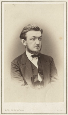 Korporatsioon "Estonia" vilistlane Frommhold Hunnius, portreefoto  duplicate photo