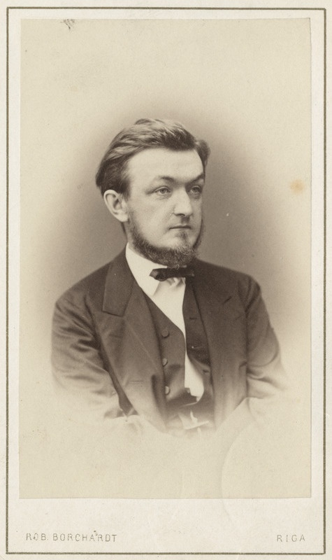 Korporatsioon "Estonia" vilistlane Frommhold Hunnius, portreefoto