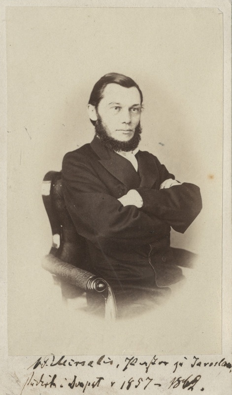 Korporatsioon "Estonia" vilistlane Oskar Mirsalis, portreefoto