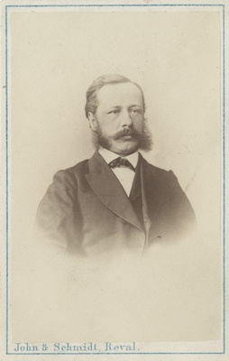 Korporatsioon "Estonia" vilistlane Alexander von Harpe, portreefoto  duplicate photo