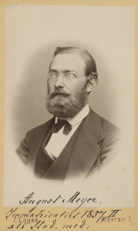 Korporatsioon "Estonia" vilistlane August Meyer, portreefoto