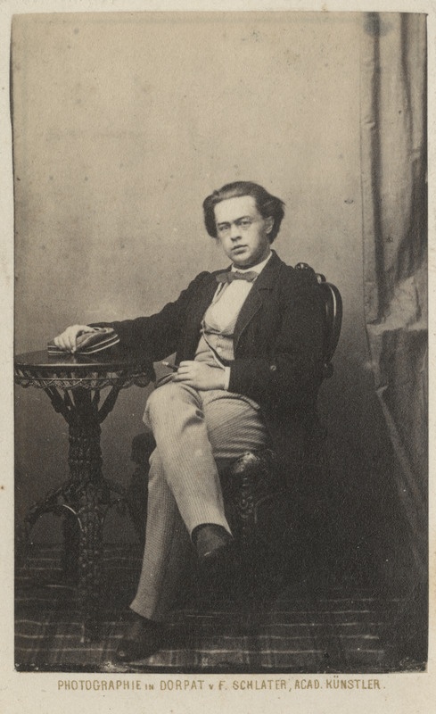 Korporatsioon "Estonia" vilistlane Emil Weidenbaum, portreefoto