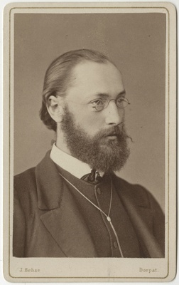 Korporatsioon "Estonia" liige William Grohmann, portreefoto  duplicate photo