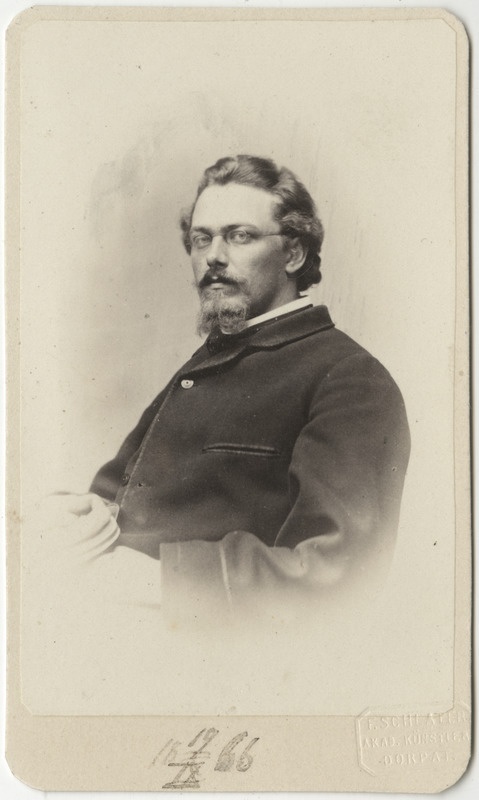 Korporatsioon "Estonia" liige Gerhard Pahnsch, portreefoto