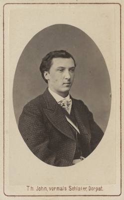 Korporatsioon "Estonia" liige Michael Demin, portreefoto  duplicate photo