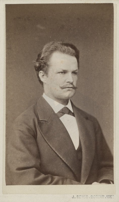 Korporatsioon "Estonia" liige Walter von Gruenewaldt, portreefoto