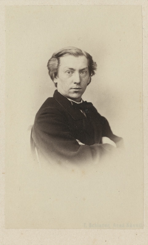 Korporatsioon "Estonia" liige Woldemar von Deutsch, portreefoto