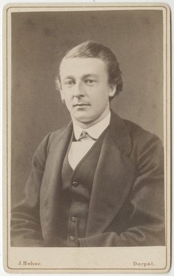 Korporatsioon "Estonia" liige Leonidas Smirnow, portreefoto  duplicate photo