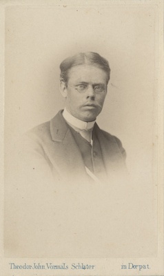 Korporatsioon "Estonia" liige Eduard Louis, portreefoto  duplicate photo