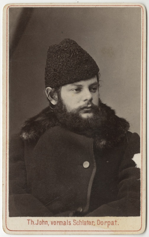 Korporatsioon "Estonia" liige Wolfgang Schlüter, portreefoto