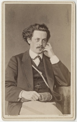 Korporatsioon "Estonia" liige Johannes Hörschelmann, portreefoto  duplicate photo