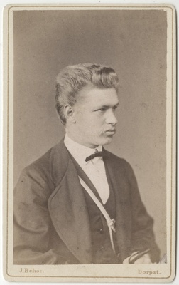 Korporatsioon "Estonia" liige Theodor Hoffmann, portreefoto  duplicate photo