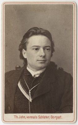 Korporatsioon "Estonia" liige Eugen Erbe, portreefoto  duplicate photo