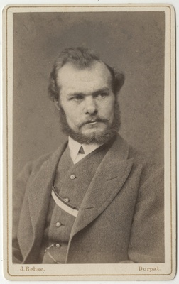 Korporatsioon "Estonia" liige krahv Alexander Cronhjelm (af Hakunge), portreefoto  duplicate photo