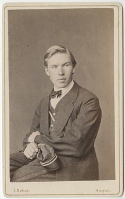 Korporatsioon "Estonia" liige Eduard Tomberg, portreefoto  duplicate photo