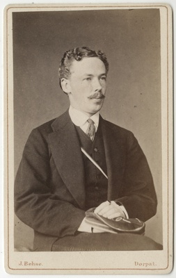 Korporatsioon "Estonia" liige Thure von Traubenberg, portreefoto  duplicate photo