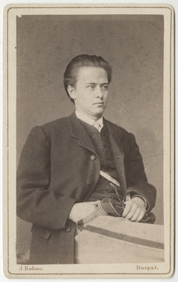 Korporatsioon "Estonia" liige Alexander Selenkoff, portreefoto  duplicate photo