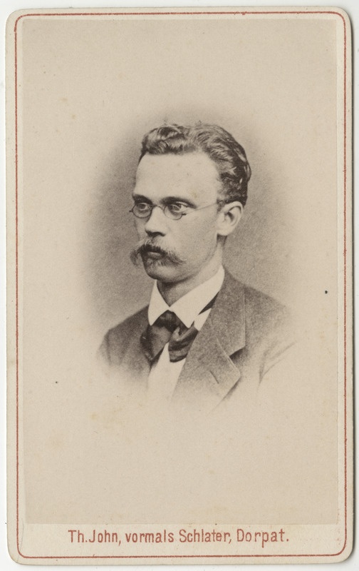 Korporatsioon "Estonia" liige Claudius von Samson-Himmelstiern, portreefoto