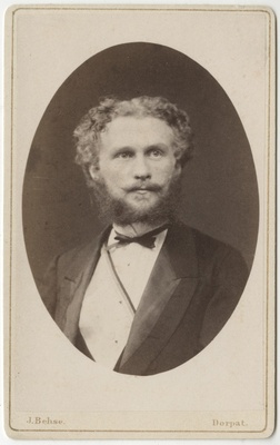 Korporatsioon "Estonia" liige parun Peter Sass, portreefoto  duplicate photo