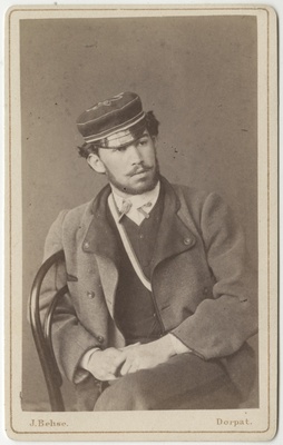 Korporatsioon "Estonia" liige Georg Hoffmann, portreefoto  duplicate photo