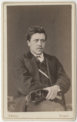 Korporatsioon "Estonia" liige Georg von Falck, portreefoto  duplicate photo