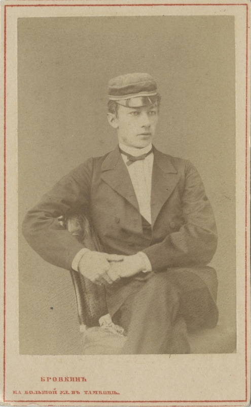 Korporatsioon "Estonia" liige Theodor Körber, portreefoto