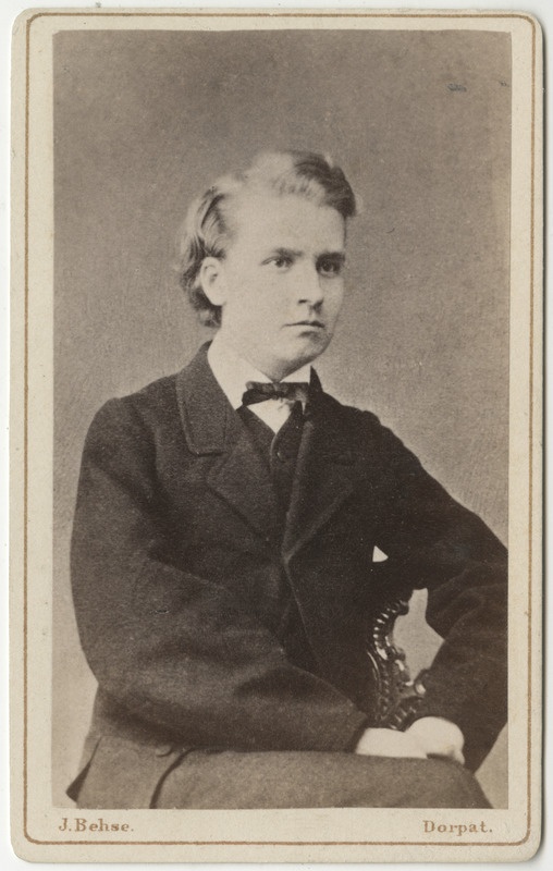 Korporatsioon "Estonia" liige Frommhold von Kuegelgen, portreefoto