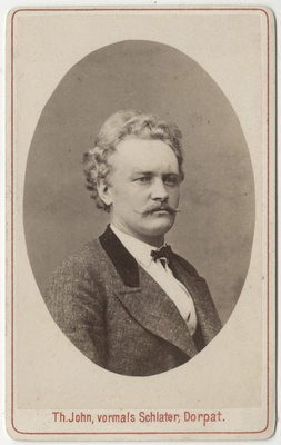 Korporatsioon "Estonia" liige Karl Nieberg, portreefoto  duplicate photo