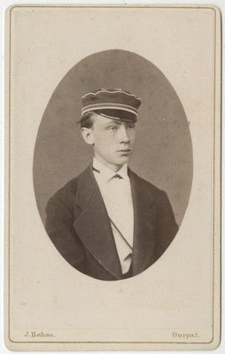 Korporatsioon "Estonia" liige William Frey, portreefoto  duplicate photo