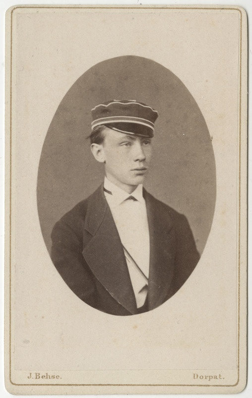 Korporatsioon "Estonia" liige William Frey, portreefoto