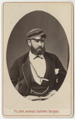 Korporatsioon "Estonia" liige Richard Hoffmann, portreefoto  duplicate photo