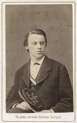 Korporatsioon "Estonia" liige Alexander Peters, portreefoto  duplicate photo